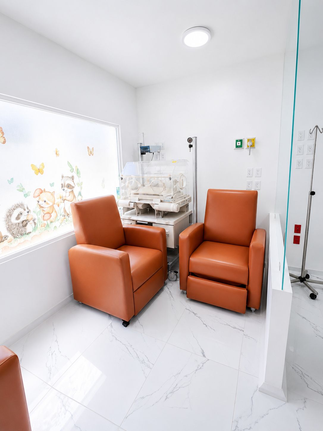 Sala de cuneros del hospital